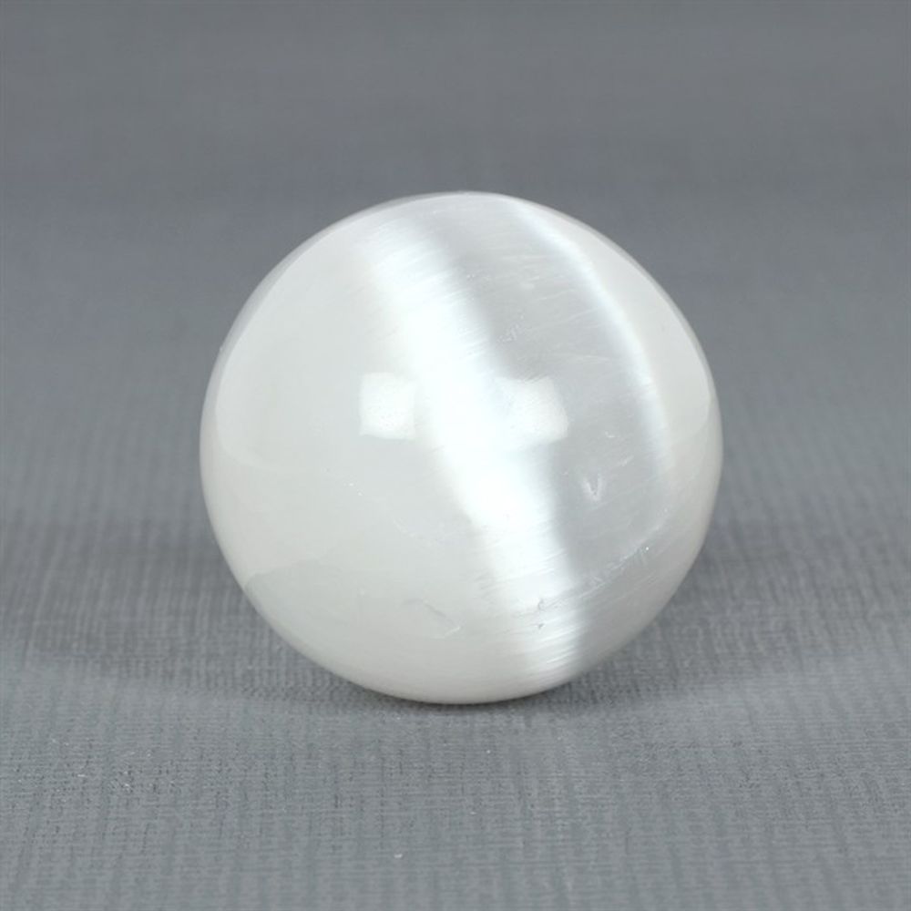 Small Selenite Sphere "Crystal Ball"