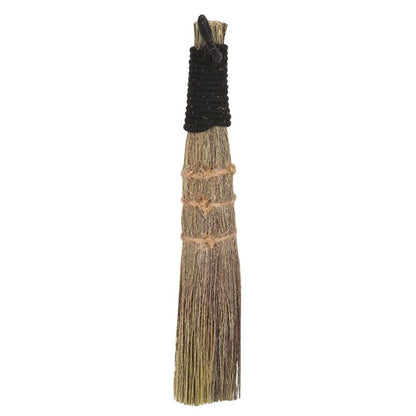20cm Broom with Hamsa Hand Charm Ornament