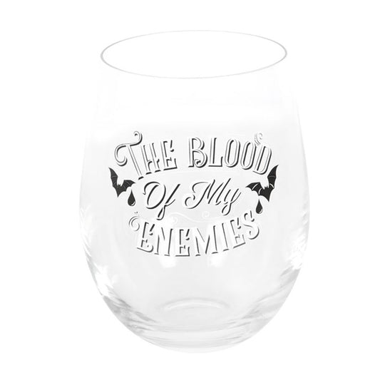 Tableware: Blood Of My Enemies Stemless Wine Glass