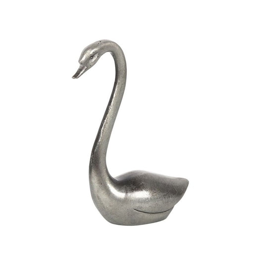 Metal Swan Ring Holder Ornament